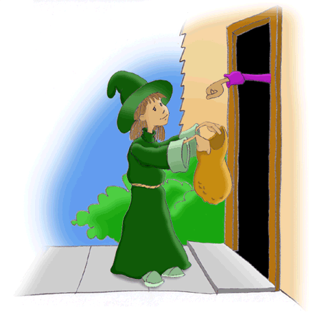 Tina trick or treating