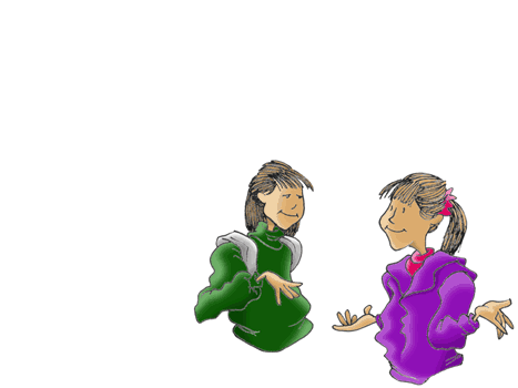 Girls talking