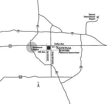 Denver area map
