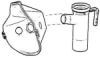 Attach the mask to the front of the nebulizer