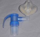 Attach the mask to the front of the nebulizer