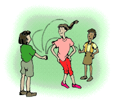 The kids jump rope.