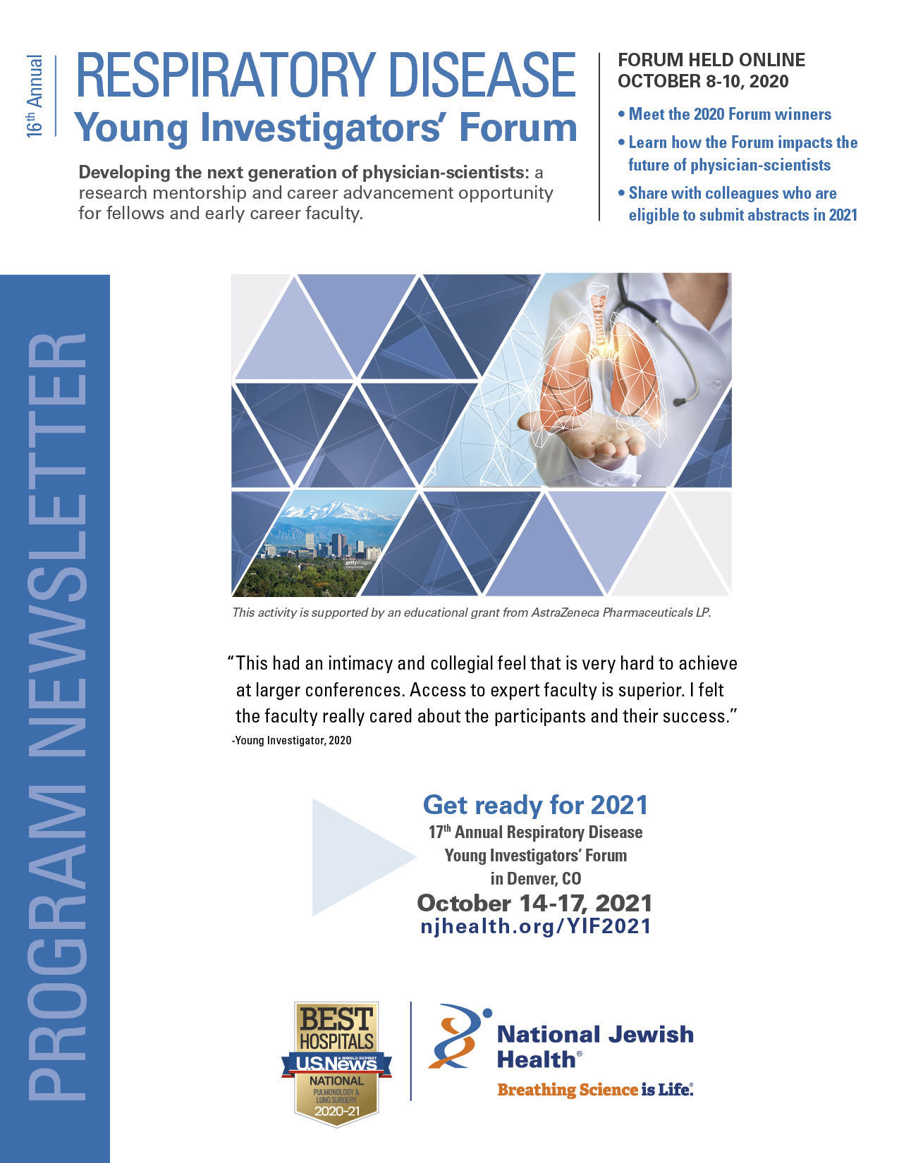National Jewish Health 2020 Young Investigator's Forum