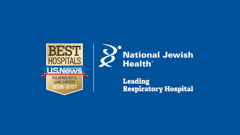U.S.News and World report Badge and National Jewish Health Logo