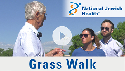 Annual Grass Walk Teaches National Jewish Health Allergy Fellows About Pollens