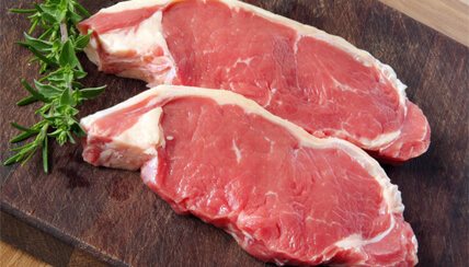 Seared Steak with Fresh Rosemary and Lemon