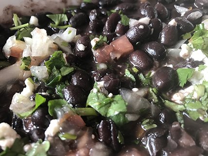 lime black bean soup