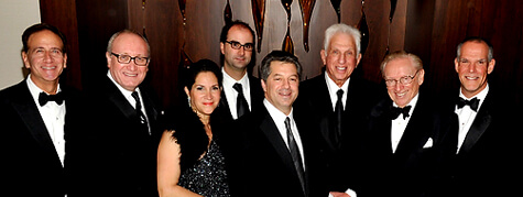 Michael Salem, Marc Holliday and other dignitaries at the Winters Evening Dinner Dance
