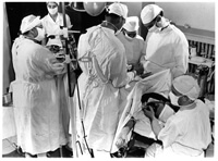 Faculty produced pioneering work in open-heart surgery and even had a waiting list of patients.