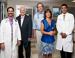 Top Doctors (left to right) Howard Weinberger, MD; James Good, MD; Dan Atkins, MD; Lisa Maier, MD; Rohit Katial, MD.