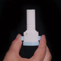 Holding the Aerolizer correctly.