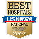 BEST HOSPITALS U.S.News & WORLD REPORT NATIONAL PULMONOLOGY 2016-17