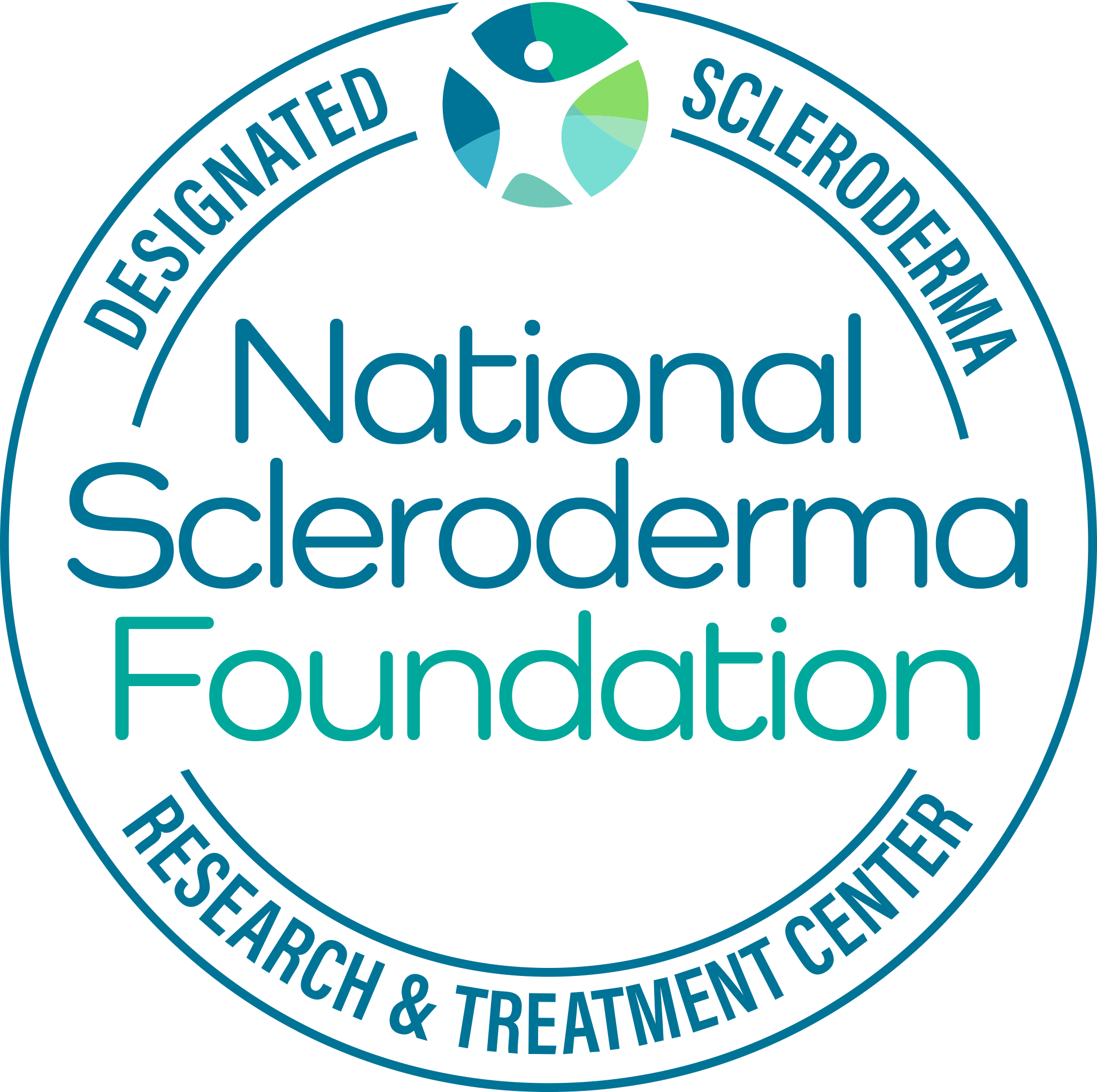 National Scleroderma Foundation Designated Research and Treatment Center badge