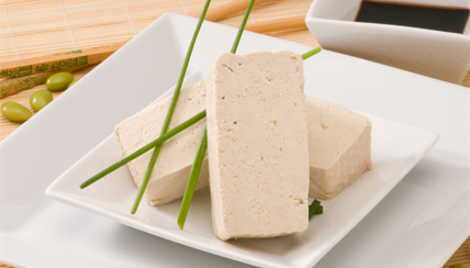 fresh tofu blocks
