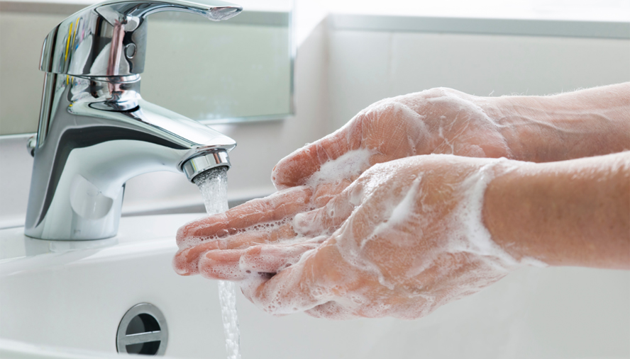 Handwashing to prevent a cold