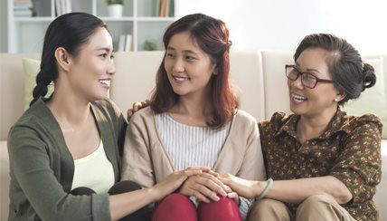 Group of women in a support session