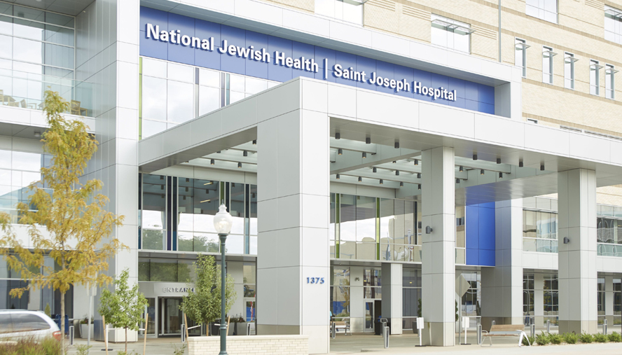 National Jewish Health | Saint Joseph Hospital entrance