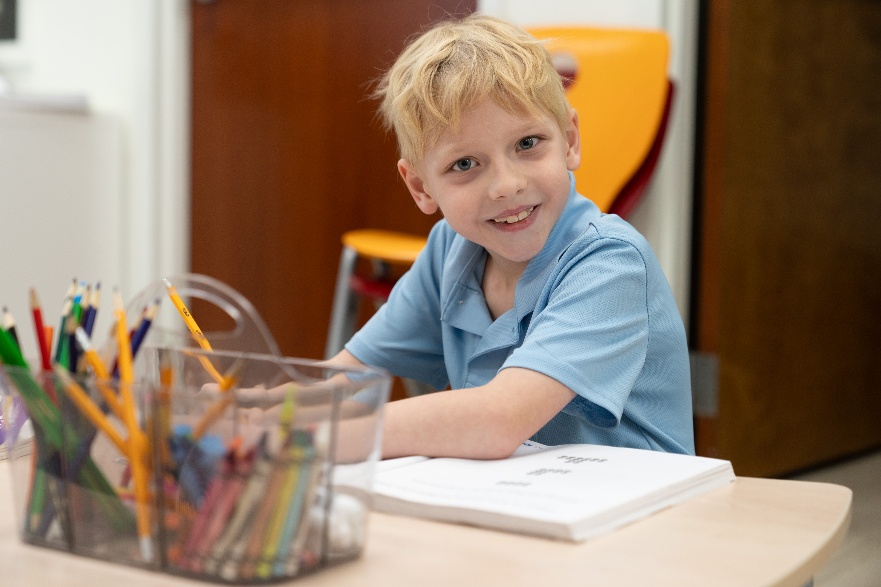 Morgridge blonde boy