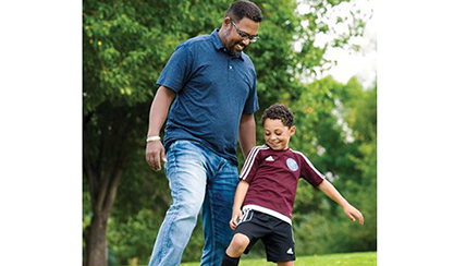 Remy Escal and his dad