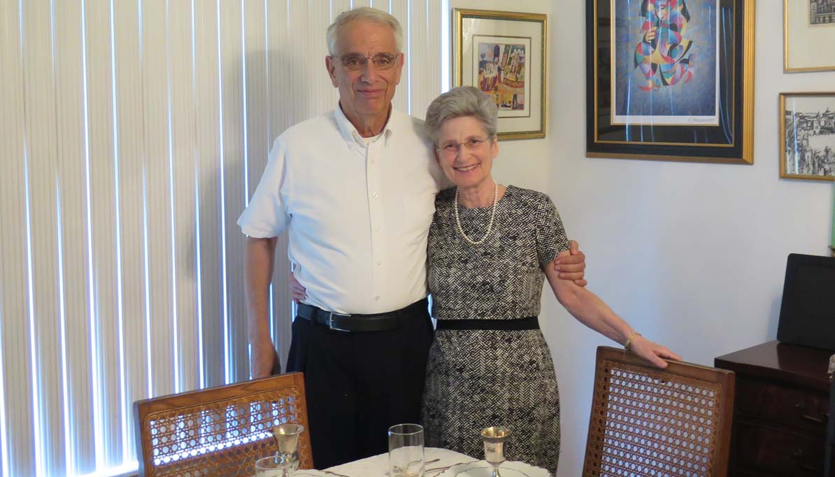 Carole Goldstein and husband