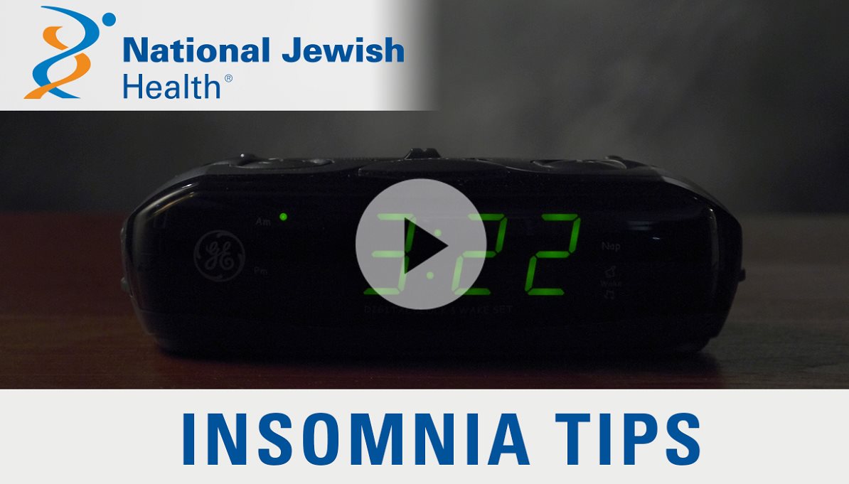 Tips for insomnia video