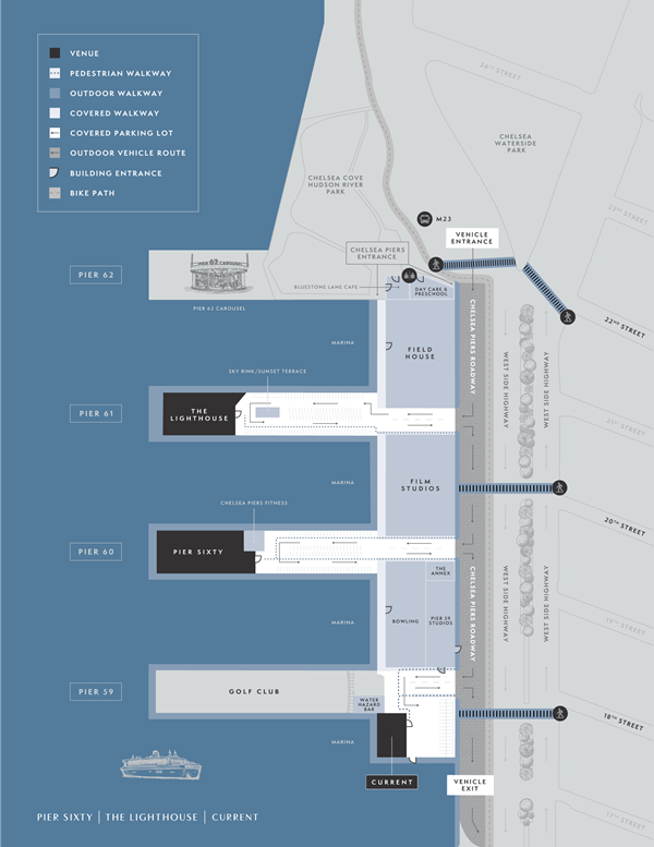 Pier Sixty Map