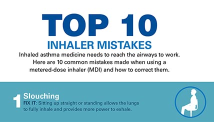 10 inhaler mistakes