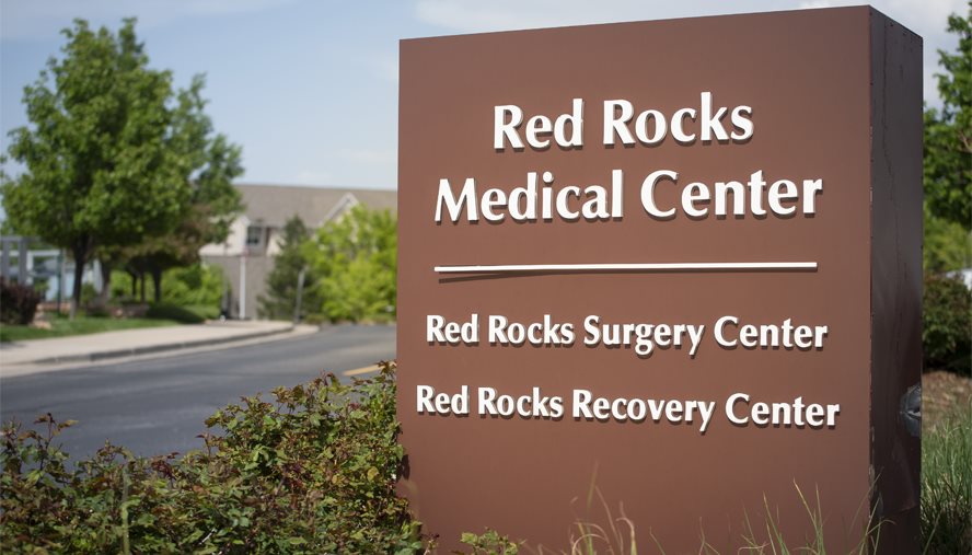 Red Rocks Medical Center sign
