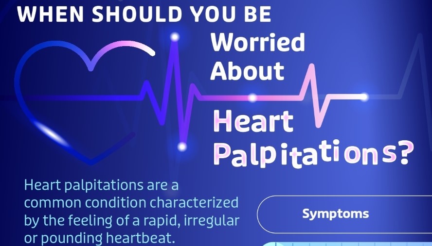 When Should You Be Worried About Heart Palpitations Infographic