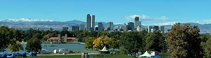 Denver skyline cityscape