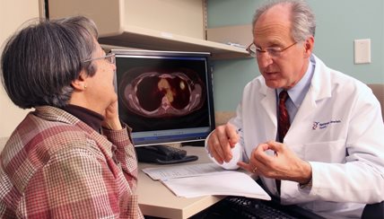 Doctor Discussing Lung Cancer with Patient