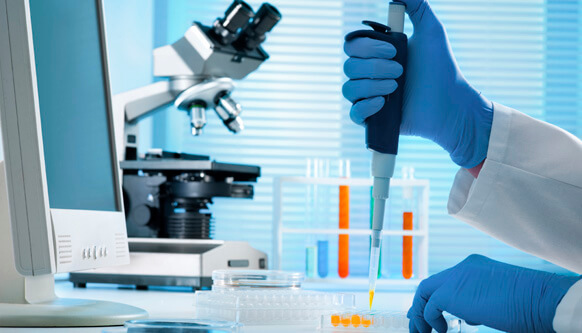 Division of Immunology - asbtract image with dna