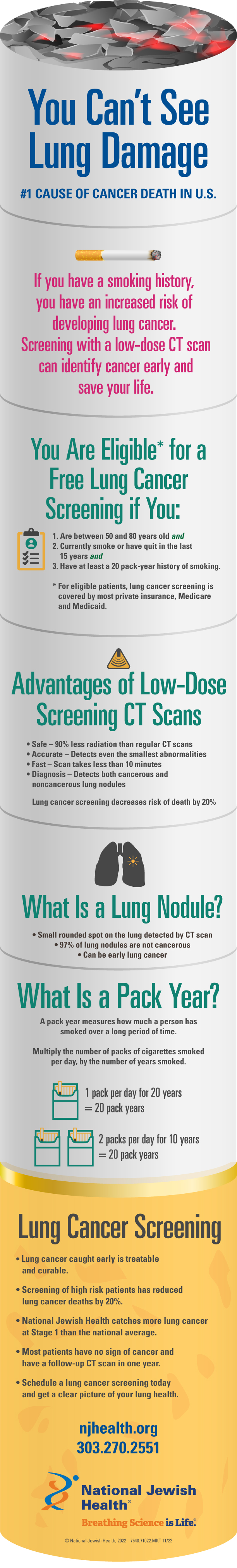 Lung Cancer infographic