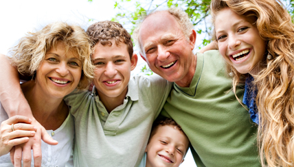 group smiling