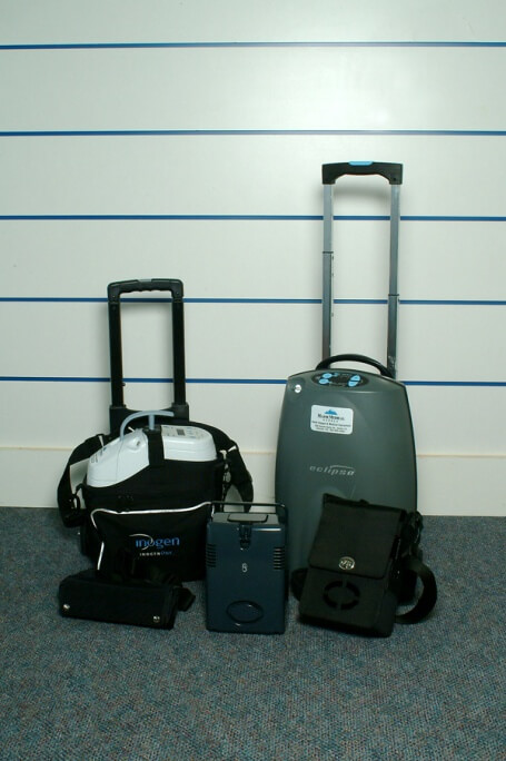 Portable oxygen concentrators