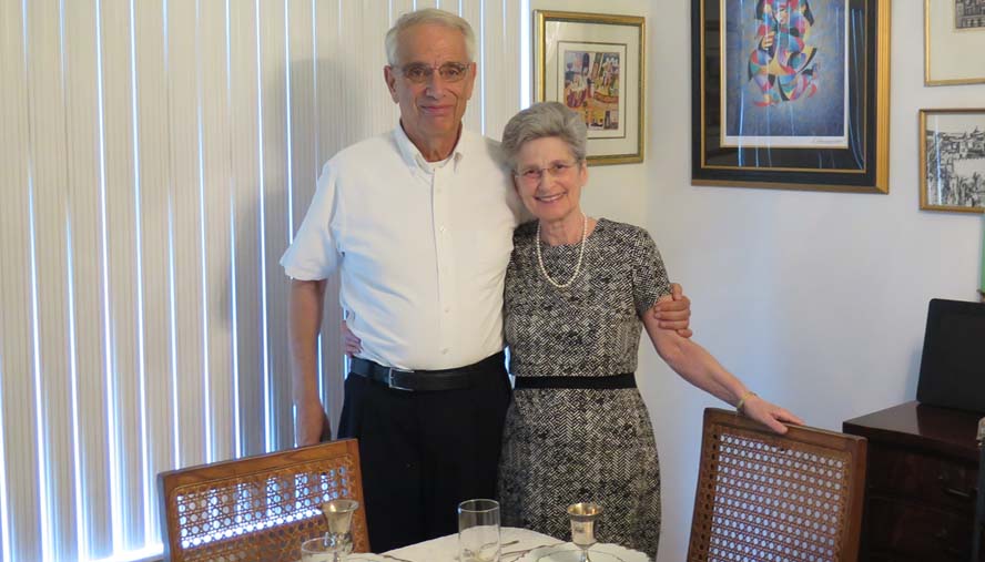 Rabbi Nason and Carole Goldstein