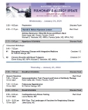 46th Annual Pulmonary and Allergy Update Conference Schedule
