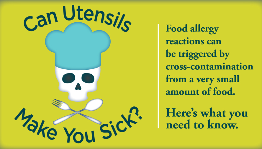can utensils make you sick? infographic