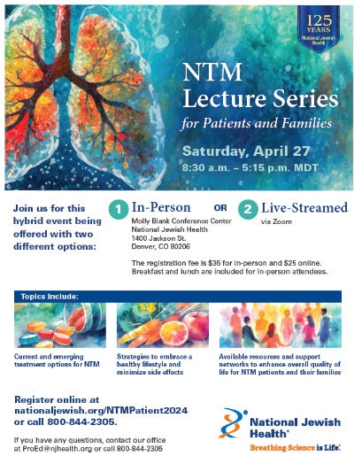 NTM Lecture Series for Patients and Families Flyer