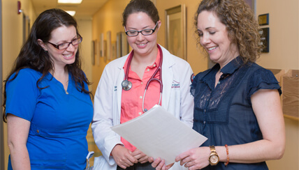 hospital staff consulting hospital staff consulting