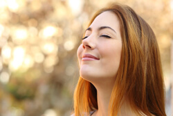 Woman Enjoying the Outdoors