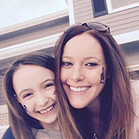 Madison Hassett and her mom
