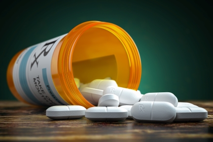 Bottle of prescription medication