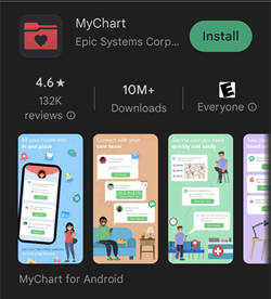 MyChart app