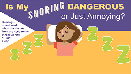 is my snoring dangerous infographic