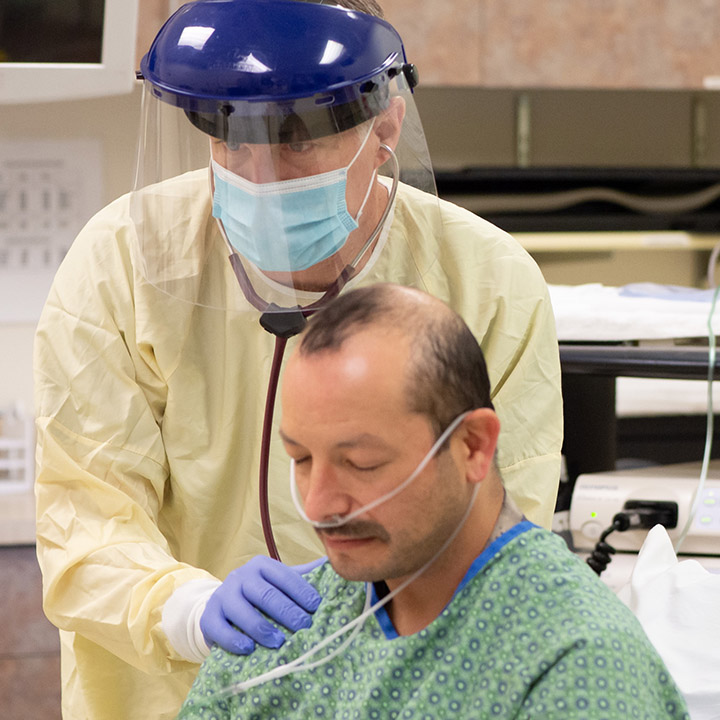 Specialist and patient